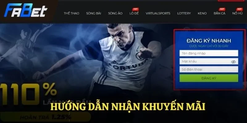 Hướng dẫn nhận khuyến mãi